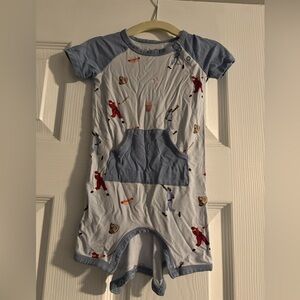 Kyte baby vintage inspired baseball romper